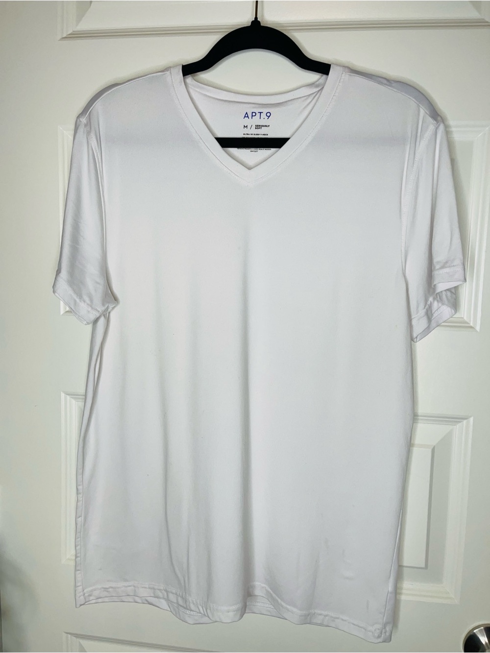 Apt. 9 | White V-Neck Short Sleeve Shirt